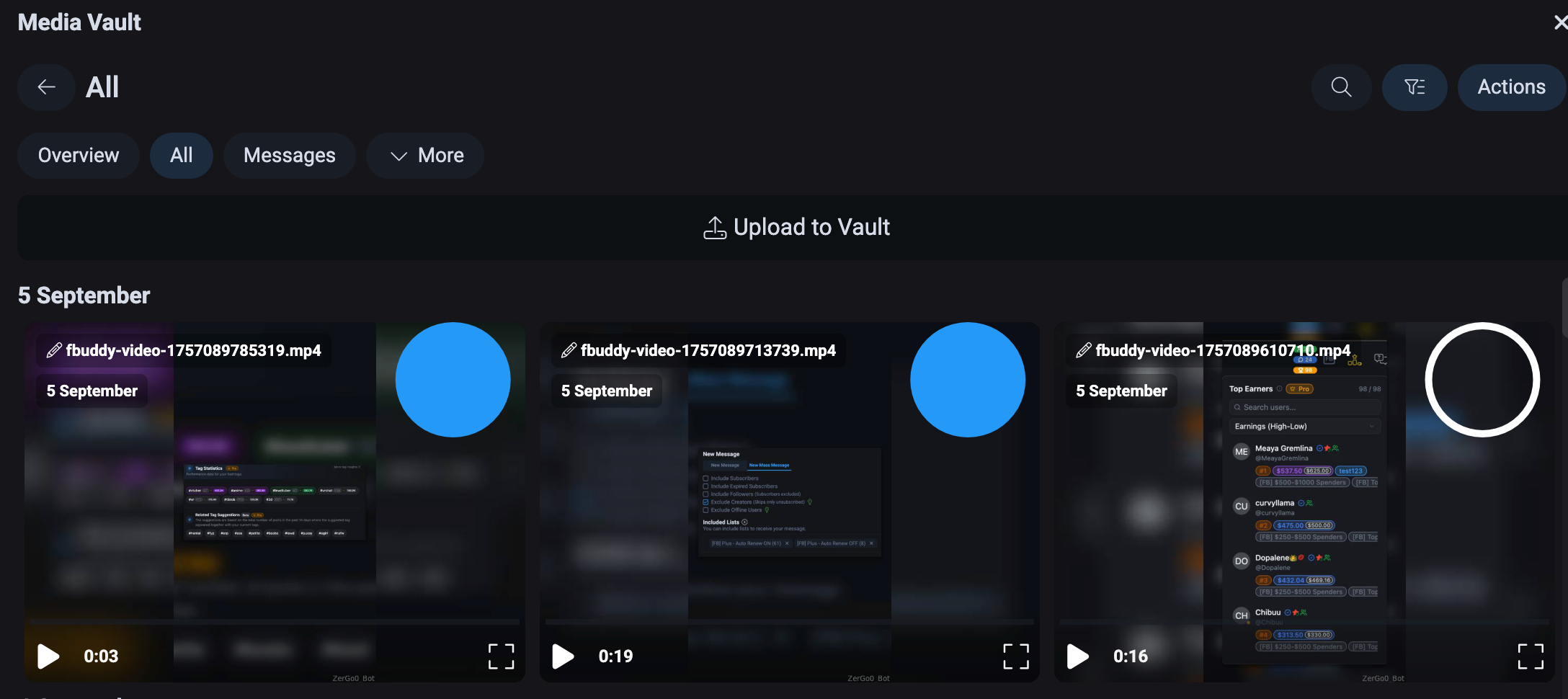 "Bigger Media Selection Button" tweak preview