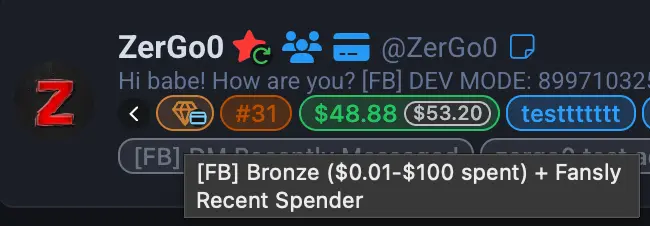 Fan Spending Tier Badges Bronze tier preview