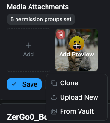 Preview Media support for media attachments everywhere