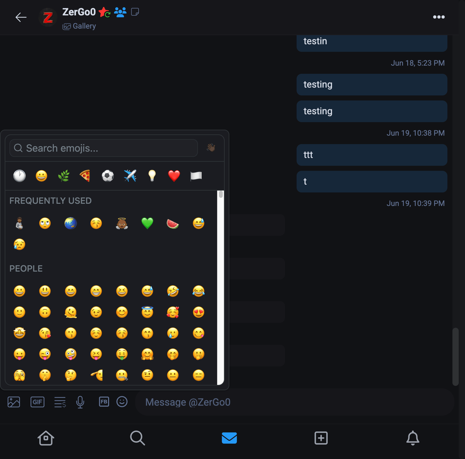 Emoji picker